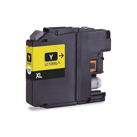 TINTA GENÉRICA BROTHER LC125YXL AMARILLO