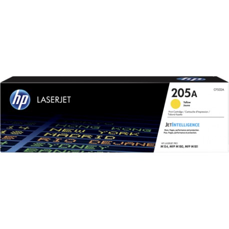 TONER ORIGINAL HP CF532A - 205A AMARILLO