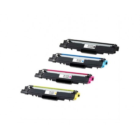 PACK TONER COMPATIBLE BROTHER TN247 / TN243 - 4 COLORES