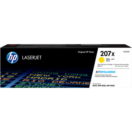 TONER ORIGINAL HP W2212X - HP 207X AMARILLO