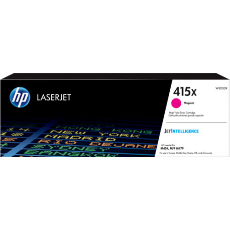 TONER ORIGINAL HP W2033X - HP 415X MAGENTA