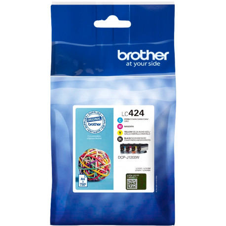 PACK TINTA ORIGINAL BROTHER LC424VAL