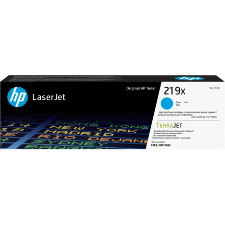 TONER ORIGINAL HP W2191X - HP 219X CIAN